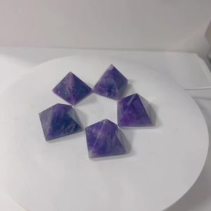 Tự Nhiên Pha Lê Kim Tự Tháp Thạch Anh Thạch Anh Tím Đá Chữa Bệnh Luân Xa Reiki Thiền Pha Lê Điểm Trang Trí Nhà Đá Phong Thủy