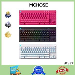 MCHOSE MIX 87 HE gaming keyboard 8kHz orolling rate ADC Drict Link WASD Ultra low latency 0.08ms compatible with 0.001mm RT Max 87