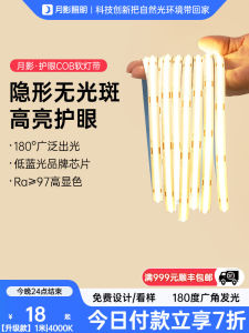 Low Voltage 24V Self Adhesive LED Flexibility COB Tape Lights Home Super Bright Linear Light Strip App Control Smart Home