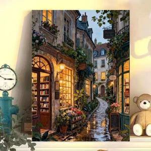DIY Oil Painting By Number Four Seasons of Landscape  Paint By Number Oil Handpainted Acrylic Unique Gift Wall Art Home Decor
