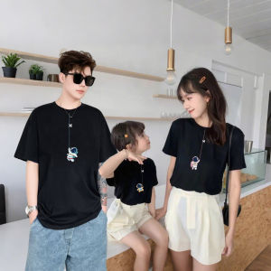 JIEBANXI | Creative Astronaut Family Outfit Cotton Summer T-Shirts