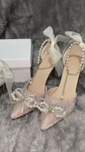 Sepatu Hak Tinggi Wanita Elegan Tipe Runcing 6cm & 8cm S-26