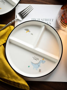 Bát Ăn Sáng Bằng Gốm Sứ Ba Ngăn Dùng Một Người Dùng Tại Nhà Dùng Để Giảm Béo Dùng Để Đo Lượng Thực Phẩm Dùng Cho Người Lớn