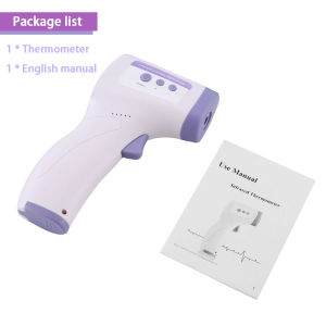 Multifunction thermometer three-color backlit display forehead thermometer digital display infrared alarm human body thermometer