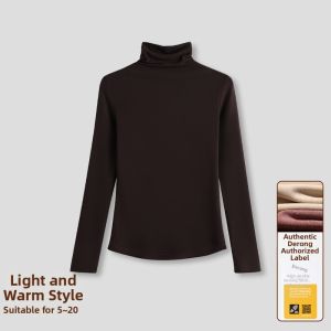 SUHUIQIAN | Thermal Turtleneck Soft Fleece Top