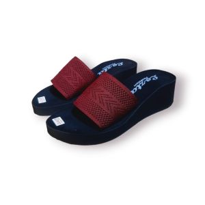 LOZTA Sandal Wanita Wedges Slip On Rajut Sulaman 01 Series