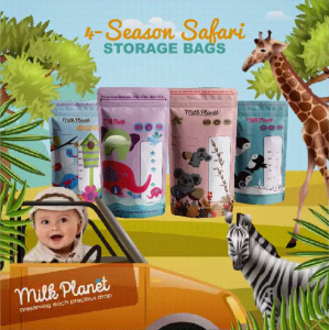 Milk Planet Premium Breastmilk Storage Bag (Thermal Sensor-Can heat up directly in warmer) - Special Edition 5oz 7oz 10oz - 100% ORIGINAL PRODUCT | HUSHABUY