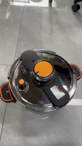 Safe stainless steel thickened process pressure cooker pressure regulation efficient cooking explosion-proof meets household needs large capacity
