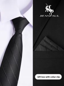 JIFANPAUL | Pre-tied Stripe Business Tie 8cm