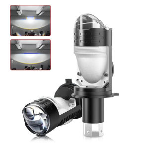 H4 Projector Lens LED Headlight Car Motorcycle 10000LM 100W Plug&Play Turbo Fan Lamp High Low Beam Wireless Auto Bulb