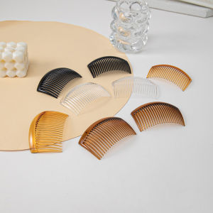 8PCS 23 Teeth Plastic Hair Side Comb Simple Hair Accessories Strong Hold Hair Comb For Women Girls 2 For Each Of 4 Colors