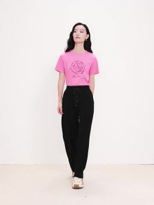 Koradior | Acetate Straight Fit Casual Trousers