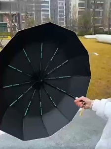 AFAU Automatic Umbrella 24 Bone UV Protection Sectional Folding Anti-rebound Design portableHigh-quality New Technology Fully Automatic Umbrella Windproof UV Protection Folding Large Storm Protection Fully Automatic Mechanical Sunshade and Rain Shield