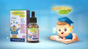 Fitobimbi Omega Junior bổ sung DHA Omega từ thực vật giúp phát triển não bộ tốt cho mắt lọ 30ml | Nhập khẩu chính hãng Italy