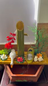 10 bông Hoa sen giả hoa sen xốp 10cm 8cm trang trí decord nhà cửa bể cá