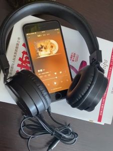 Lightweight Portable Wired Headset Overhead Style for Gaming on Desktop Mobile Phones Cute Type-C Earphones with Microphone