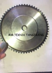 Sprocket RS 100 x 65 T Gear Rantai Single Gir gigi Z 65T RS100 -1 100Z65 100X65T 100-1 tipe B