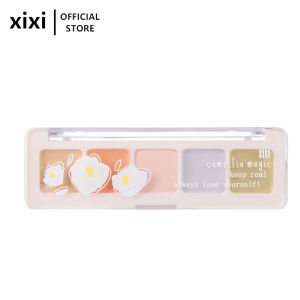 XIXI 5 Colors Corrector Palette: Face Contouring Highlighter & Concealer
