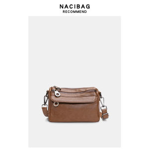 Túi Đeo Vai Da Mềm NACI 2025 Túi Đeo Chéo Mềm Cổ Điển Cho Phụ Nữ Trung Niên Túi Đeo Vai Đơn Cổ Điển Nhiều Ngăn