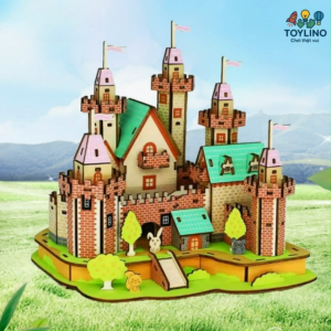 Đồ chơi lắp ráp gỗ 3D - Lâu đài cổ tích