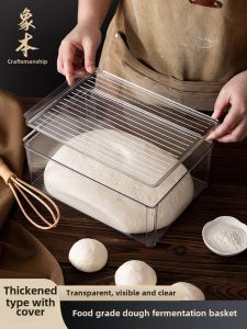 Kitchen Bread Dough Rising Box Toast Storage Container Fridge Food Grade Preservation Home Baking Essential Tool