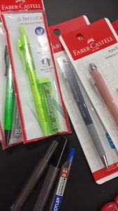 Mechanical Pencil With Lead/Pensil Tekan dengan ubat/带铅自动铅笔/Astar/Faber Castell/2B/0.5mm/0.7mm/2.0mm