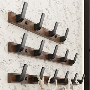 Coat Hook Wall Hanger for Towels Wall Mounted Coat Rack Entryway Hook Coat Rack Wood Coat Rack for Entryway Living Room Bathroom