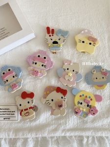 Cute Kitty Acetate Hair Clips Side Bangs Clip Childrens Fun Fresh Outing Non-Star Same as Mall Fresh Outing Universal Clip