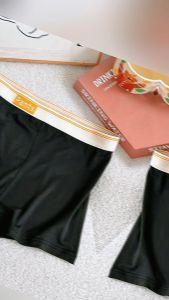 4PCS Mens Cotton Boxer Briefs - Breathable Mid Rise No Show Underwear Soft Anti Chafe