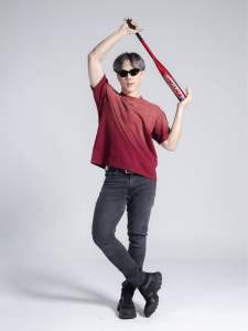 WICKED CROP OVERSIZE HANDMADE BOXY  เสื้อยืดทรงสั้น-โอเวอร์ไซส์ ไล่เฉดสี ปักโลหะเหล็ก 11สี