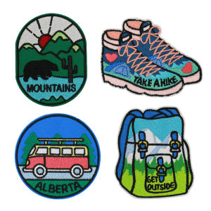 Quality Embroidery Fabric Patch Fashionable Versatile Clothing Decoration For Jeans And Hollow Out Designs Cartoon Animation Pattern