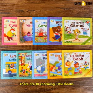 BEAR TALE Story Books for Toddler 10pcs Set Kids Early Education Reading Book Picture Book for Children
