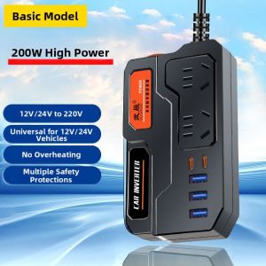 High Power Car Inverter 12v/24v to 220v Fast Charging