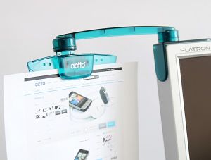 Actto Actto SPC-08 Folder Computer Monitor Folding Document Folder Bracket Manuscript Folder Rotating Typing Folder Clerk Typewriter Rack Secretary Assistant Input Information Manuscript Folder