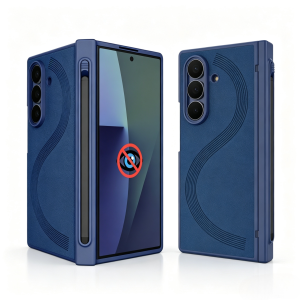 Samsung Galaxy Z Fold 7 / Fold 6 Case with S Pen & Privacy Screen Protector | Full Hinge Coverage Ultra Slim Shockproof Cover | Anti-Fingerprint Anti-Peeping Protective Shell