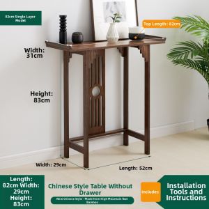 Narrow Edge Long Table Entryway Console
