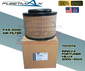 Quick S/R Automotive Fleetmax Automotive Air Filter FAS8500 Toyota Innova Fortuner Hilux 2005-2016