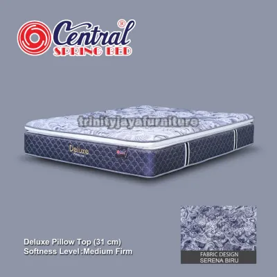 Springbed Matras Saja CENTRAL Deluxe Pillow Top trinityjayafurniture