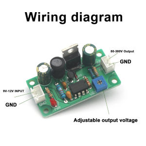 DC 9V-12V TO 80-380V high voltage Boost Converter Glow Tube Power Supply FOR Nixie Tube 6E2 6E1 6E5 Level Indication Magic Eye