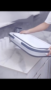 Foldable Mop Bucket with handles Portable Washing Bucket Space Saving Washtub Cleaning Washing Bucket for Mop Cleaning Washing Fit Sponge Mop Flat Mop Cotton Mop