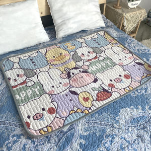 Pure Cotton Bed Pad Absorbent Mat Water Proof Sweat Proof Urine Proof Washable Mat for Student Dormitory Bed Care All Seasons