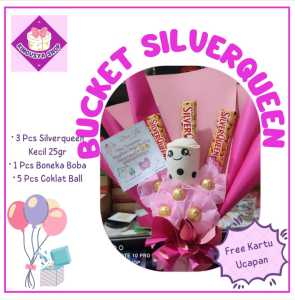 Kinovsyashop - Bucket Silverqueen en Chocolate Balls Tobelo