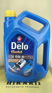 Caltex Delo Gold SAE 15W-40 Multigrade Diesel Engine Oil 4Liters 100% Authentic
