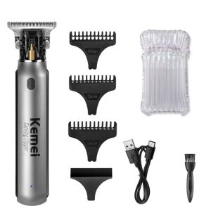 Kemei | Máy Cắt Tóc Điện Chuyên Nghiệp Kemei KM-1757 Kiểu Cổ Điển Dành Cho Nam Giới Lưỡi Dao Bằng Thép Không Gỉ Sạc Nhanh Sử Dụng Được Khi Ướt/Khô