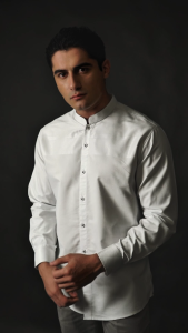 Casella Baju Koko Pria Lengan Panjang | Baju Koko Hassan Horizontal Design