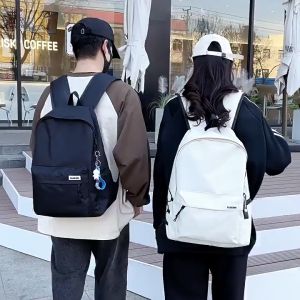 Simple large capacity travel backpack for middle school high school and college students