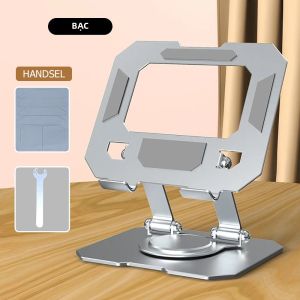 TAOYUNXI | Có Thể Điều Chỉnh 360 Độ ° Giá Đỡ Máy Tính Bảng Có Thể Xoay Được Máy Tính Xách Tay Có Thể Gập Lại Bằng Kim Loại Có Thể Gập Lại Sạc Không Dây Giá Đỡ Máy Tính Để Bàn Giá Đỡ Đa Năng