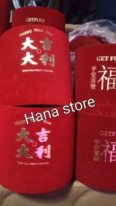 Trụ nhung cắm hoa bình trụ cắm hoa đào đông đỏ combo 2 bình trụ cắm hoa màu đỏ