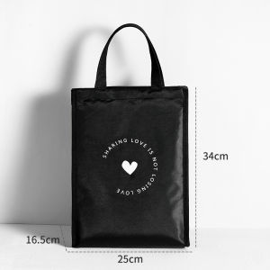 Lunch Box Bag Handbag Lunch Box Bag Large Bento Bag Insulated Rice Waterproof Oil-Proof Large Capacity with Rice Lunch Box Bag