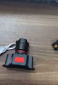 Senter Kepala LED Headlamp Zoom P50 5000 Lumens Sensor Gerak Anti Air